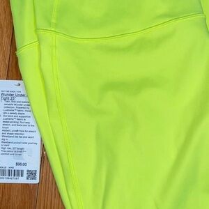 NWT lululemon athletica Wunder under leggings